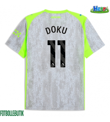 Manchester City Jeremy Doku #11 Tredje Tröja 2025-26 Kortärmad